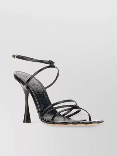 Marni Glossy Finish Strappy Open Toe Sandals In Multi