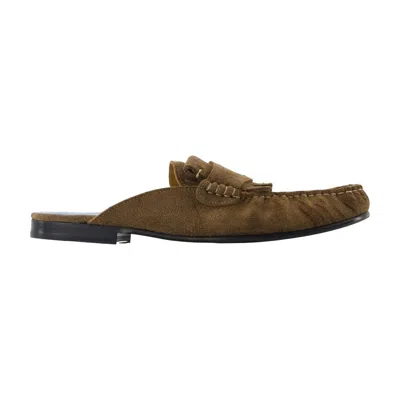 Marni Goatskin Leather Loafer In Multi