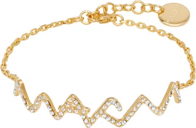 Marni Gold Chain '' Symbol Bracelet In 00y65 Gold