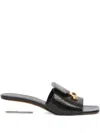Marni Gold-tone Hardware Sandal In Black
