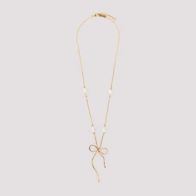 MARNI GOLDEN BOW NECKLACE