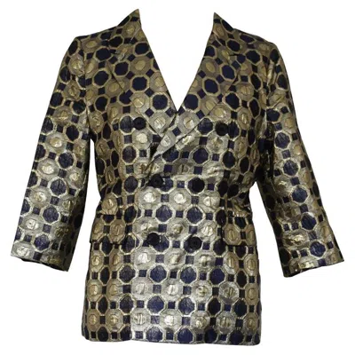 Pre-owned Marni Golden Jacket Size 40 In Black