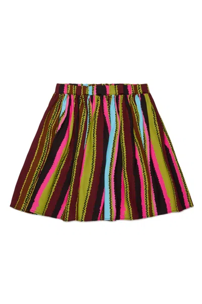 Marni Kids' Gonna Corta In Raso Allover Rock Doll In Multi