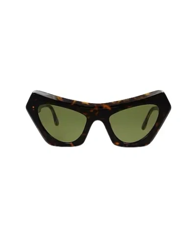 Marni Gradient Lens Sunglasses In Purple