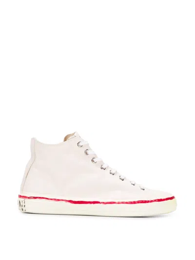 Marni Man Sneakers Off White Size 12 Textile Fibers