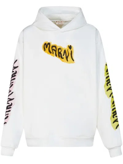 Marni Sweatshirt With Logo In Multi