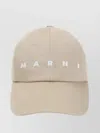 Marni Graphic Embroidered Cotton Canvas Hat