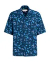 Marni Man Shirt Navy Size 44 Cotton In Blue