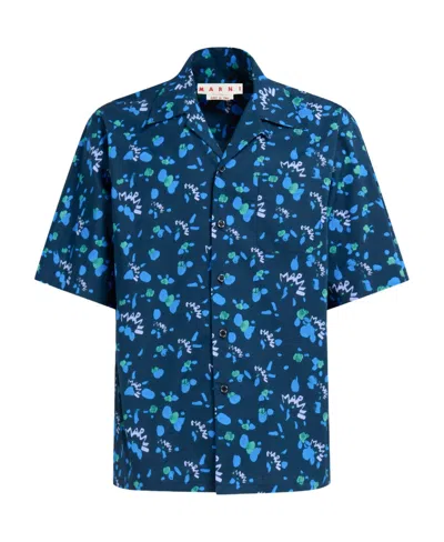 MARNI MARNI GRAPHIC PRINTED BUTTONED SHIRT