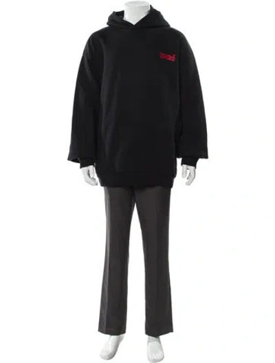Pre-owned Marni Graphic Print Crew Neck Hoodie In Black