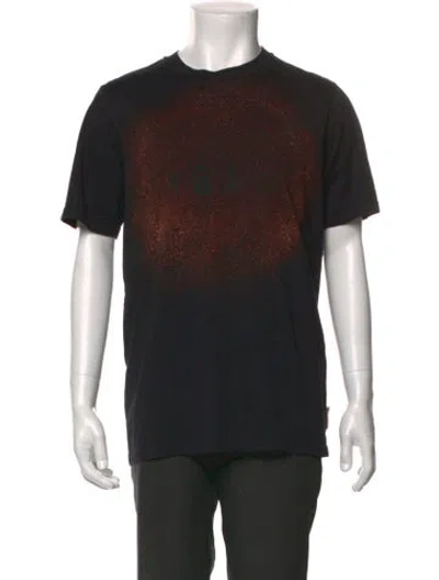Pre-owned Marni Graphic Print Crew Neck T-shirt In Black
