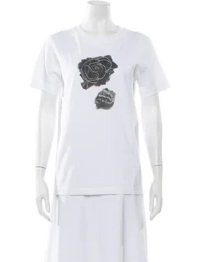 Pre-owned Marni Graphic Print Crew Neck T-shirt In Black/red/white