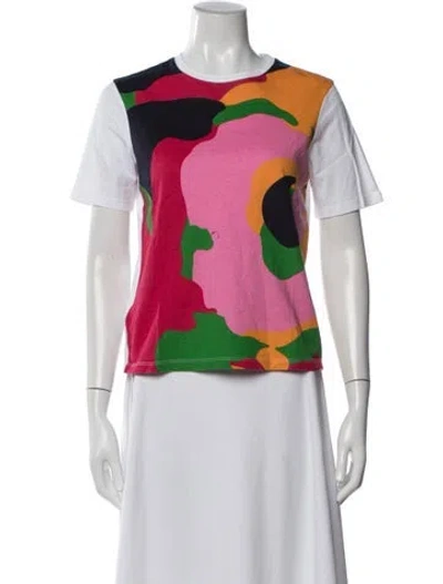 Pre-owned Marni Graphic Print Crew Neck T-shirt In Multi