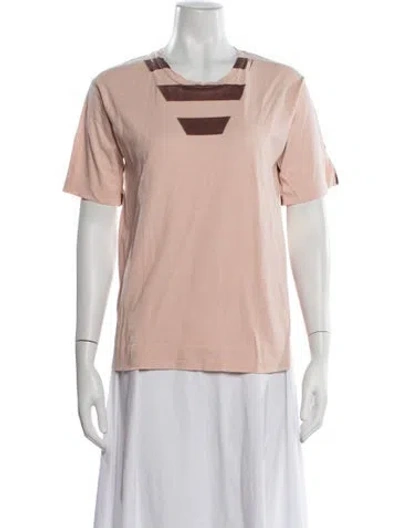 Pre-owned Marni Graphic Print Crew Neck T-shirt In Pink
