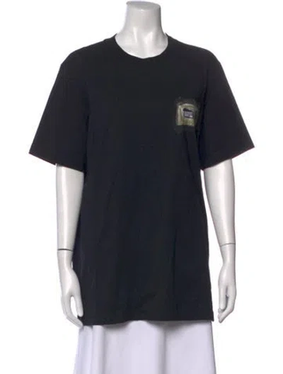 Pre-owned Marni Graphic Print Crew Neck T-shirt W/ Tags In Blue