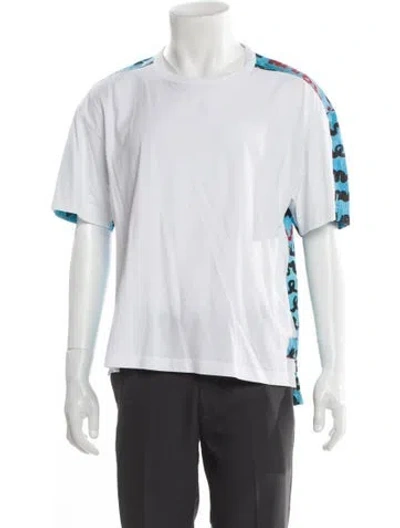 Pre-owned Marni Graphic Print Crew Neck T-shirt In White