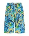 Marni No Vacancy Inn Bermuda And Short Multicolor In Blue