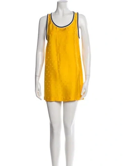 Pre-owned Marni Graphic Print Mini Dress In Multi