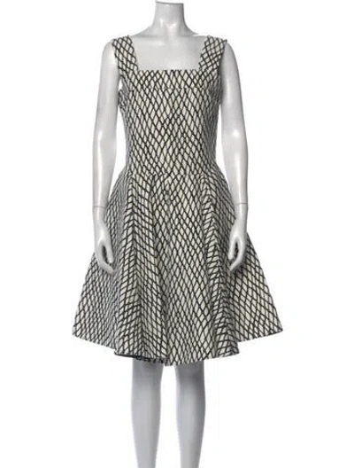 Pre-owned Marni Graphic Print Mini Dress In Neutral