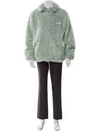 Pre-owned Marni Graphic Print Parka W/ Tags In Green