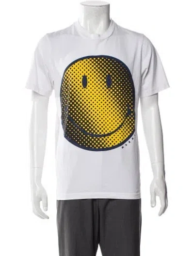Pre-owned Marni Graphic Print Scoop Neck T-shirt In Multi