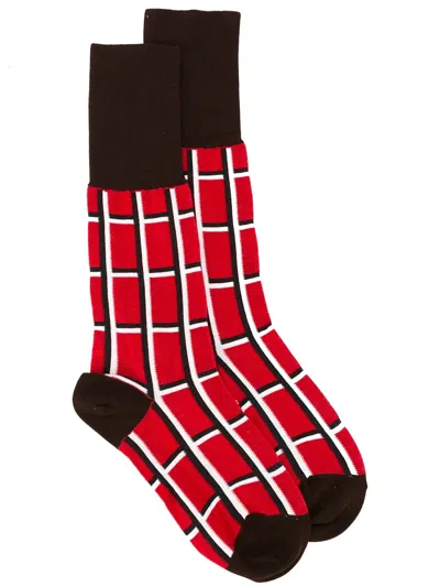 Marni Graphic Print Socks In Multi