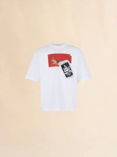 Marni Graphic-print T-shirt In White