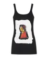 Marni Graphic-print Tank Top In Black