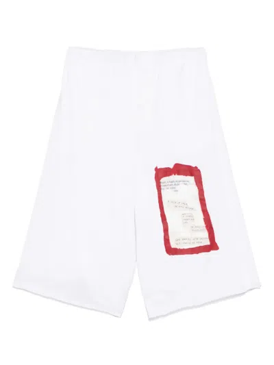 Marni Hose Mit Grafischem Print In White