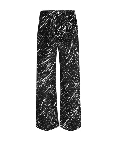 MARNI MARNI ABSTRACT PRINT STRAIGHT-LEG PANTS
