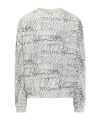 Marni Printed Sweatshirt In White