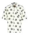 Marni Casual Shirt With Graphic Print And Chest Pocket In White