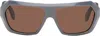 Marni Gray Dahazut Sunglasses In Grey