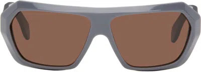 Marni Gray Dahazut Sunglasses In Grey