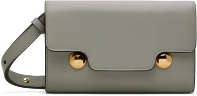 Marni Gray Leather Trunkaroo Bag