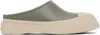 Marni Gray Pablo Sabot Slip-on Loafers In 00n62 Neutral Grey
