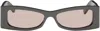 Marni Gray Zokoa Sunglasses In Solid Grey