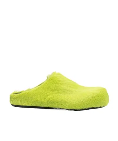 MARNI SLIP-ON TEXTURED SLIPPERS