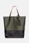 Marni Borsa Shopping In Tela Bicolor  Uomo