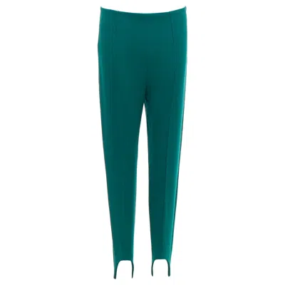 Pre-owned Marni Green Pleat Front Stirrup Jodphur Pants It38 Xs