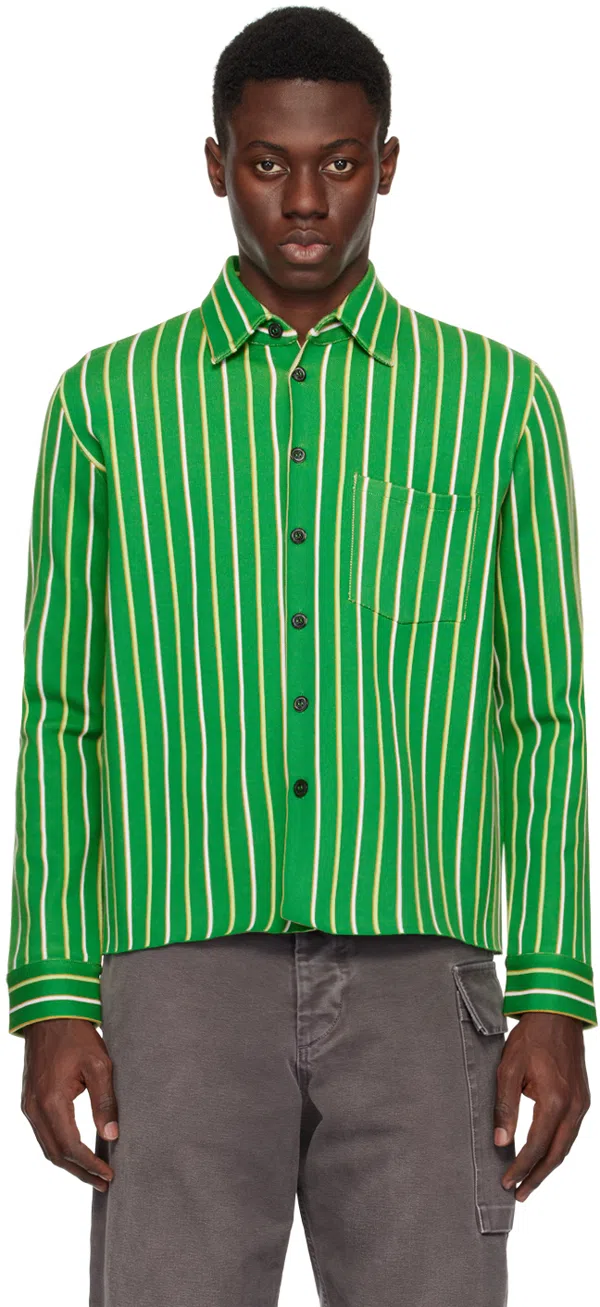 Marni Green Saraband Shirt