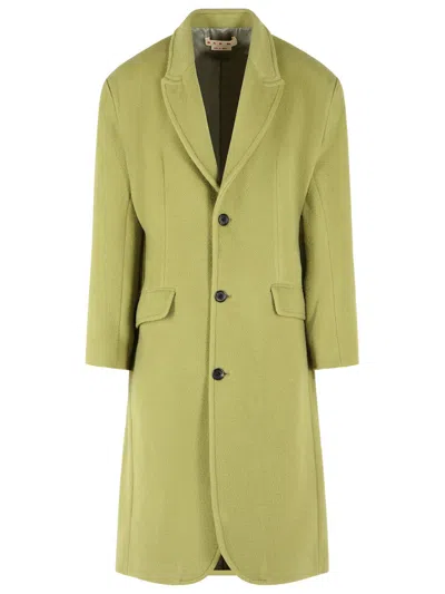 Marni Green Wool Coat