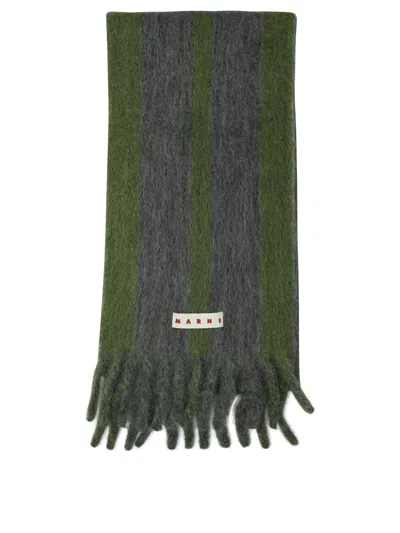Marni Grey Alpaca Scarf
