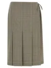 Marni Grey Clement Skirt In Gray