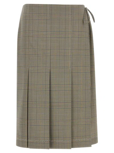 MARNI GREY CLEMENT SKIRT