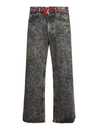 Marni Grey Cotton Denim Jeans