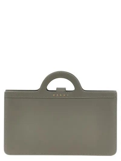 Marni Grey Tropicalia Crossbody Bag In Multicolour