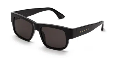 Marni Gukija Black 04b Men's Sunglasses Black Size 54