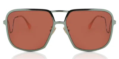 Marni Ha Long Bay Earthy Lph Men's Sunglasses Blue Size 58 In Green