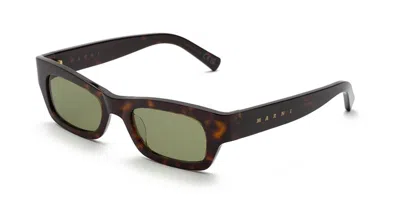 Marni Haicli Havana 6ek Men's Sunglasses Tortoiseshell Size 50
